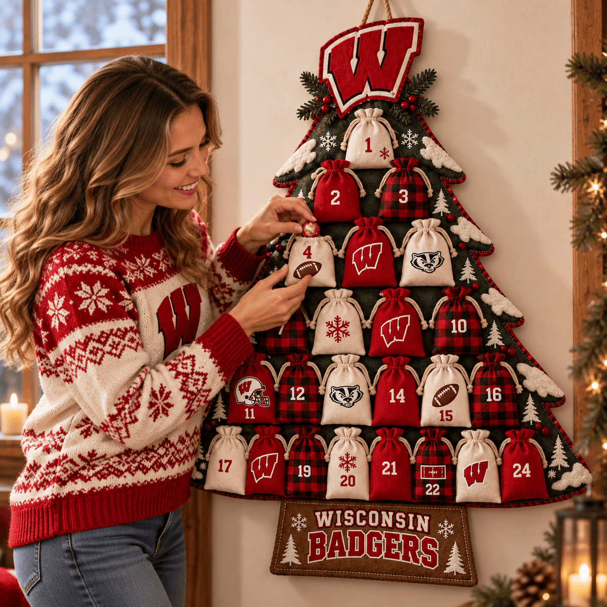 Premium WBG Christmas Tree Countdown Calendar TNSM
