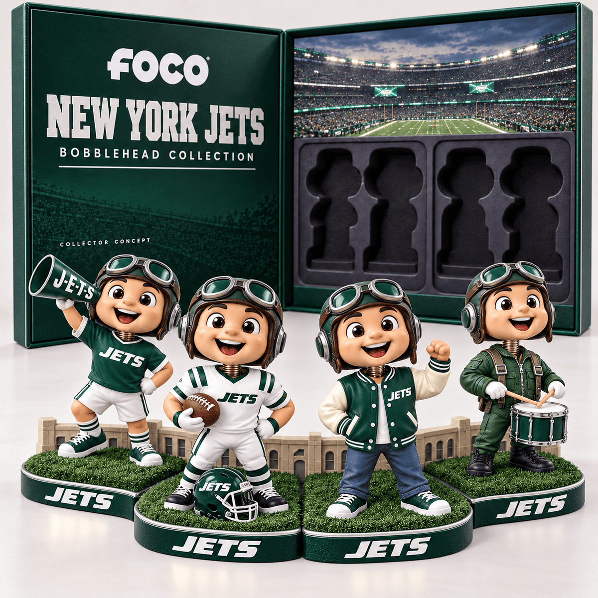 NYJ Premium Collectible Figure Set TMH