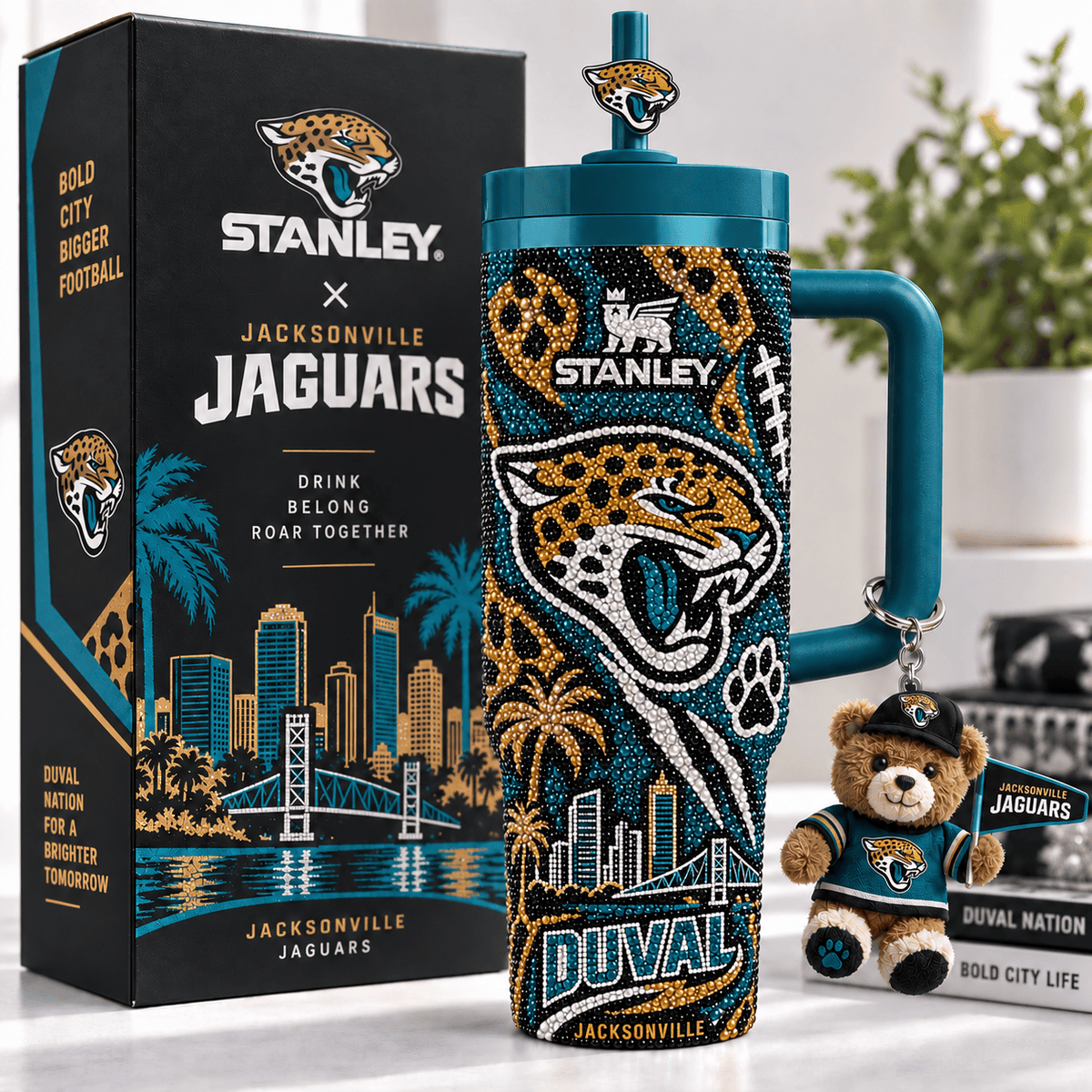 JSVJ 40oz Tumbler With Handle TTNL