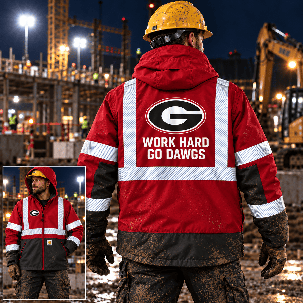 GGBD Custom Reflective Workwear Jacket PNPA