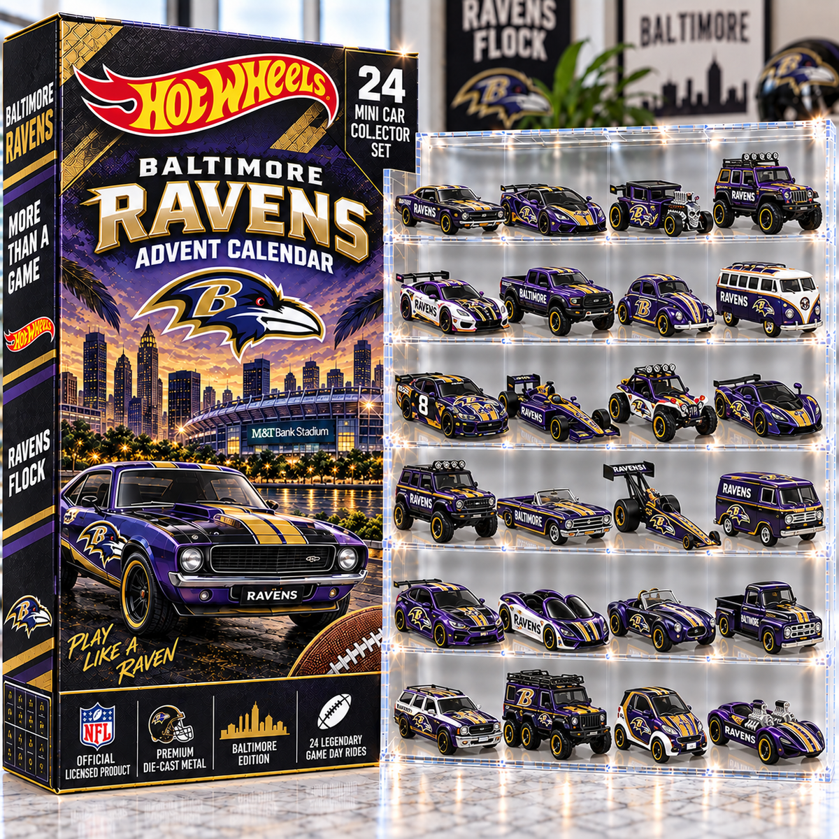 BTR Premium Mini Car Advent Calendar NTNA