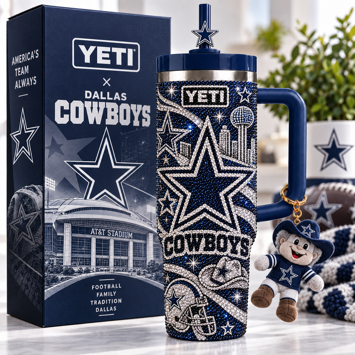 DLCB 40oz Tumbler With Handle TTNL