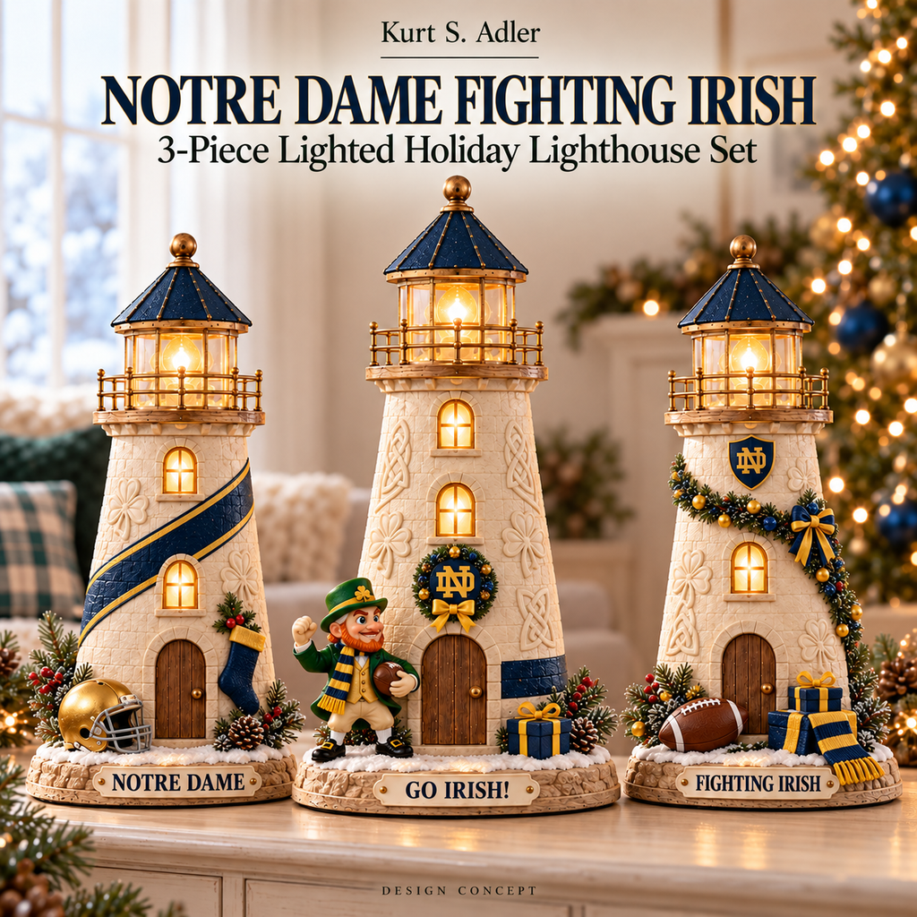 NDFI Premium Holiday Lighthouse Trio TMH