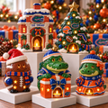 FGT CHRISTMAS CERAMIC CANDLE HOLDER HQH
