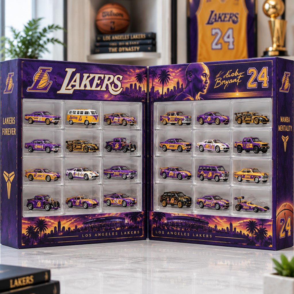 Los Angeles Lakers Premium Mini Car Advent Calendar