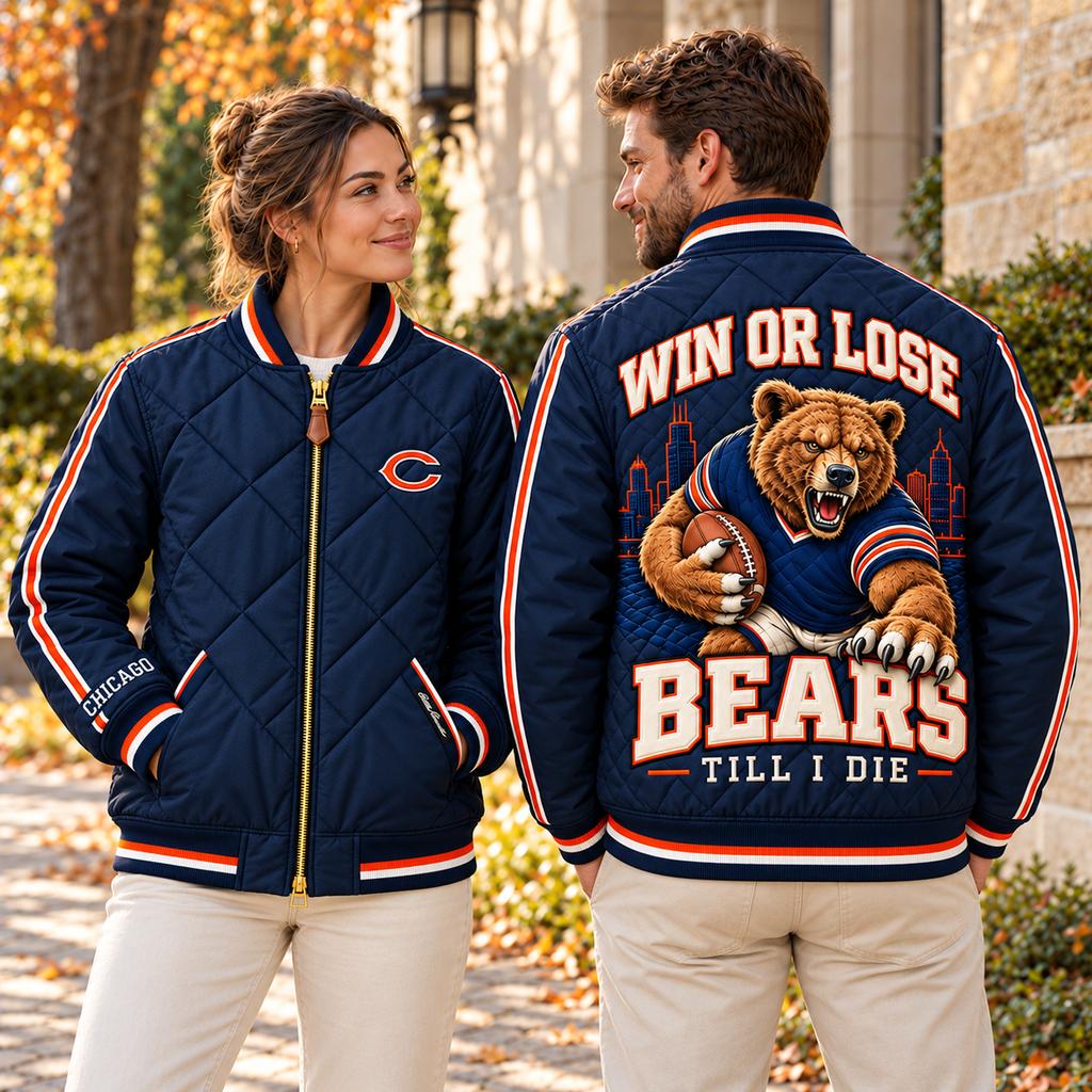 CCB Premium Classic Quilted Bomber Jacket TMH
