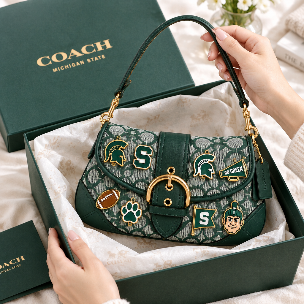 Michigan State Spartans Soho Bag With Charm