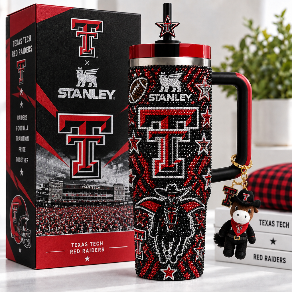 Texas Tech Red Raiders 40oz Tumbler With Handle TTNL