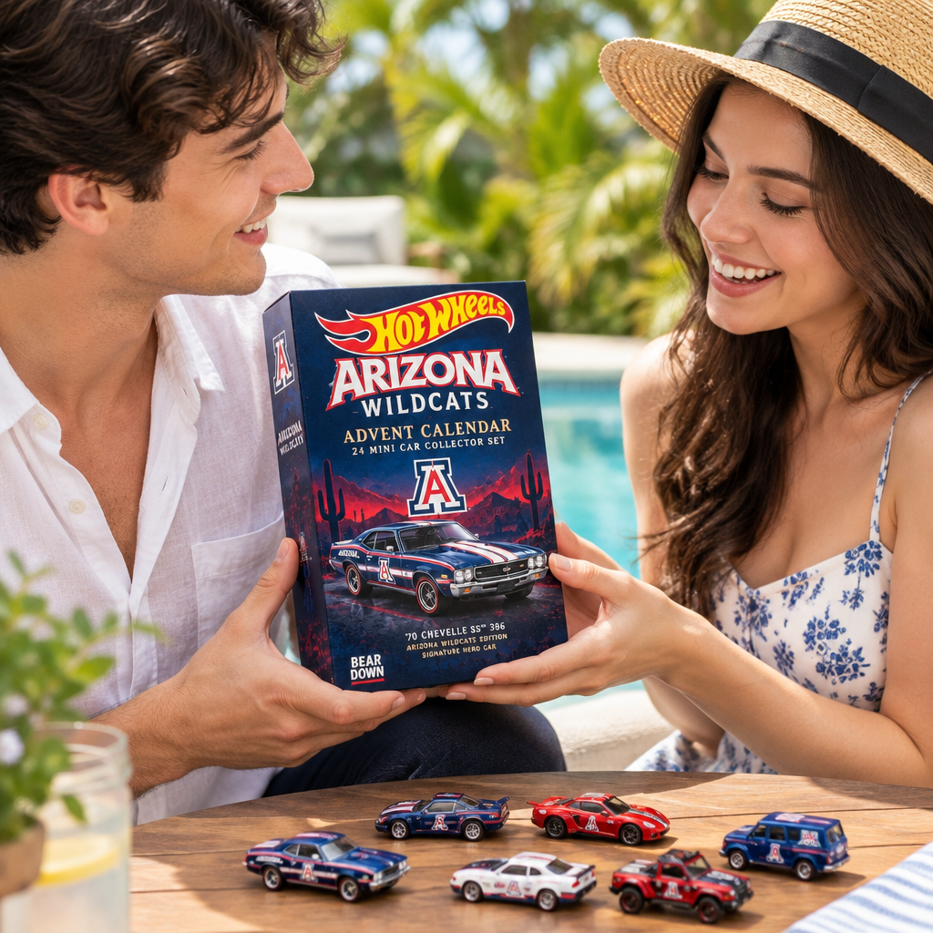 Arizona Wildcats Premium Mini Car Advent Calendar