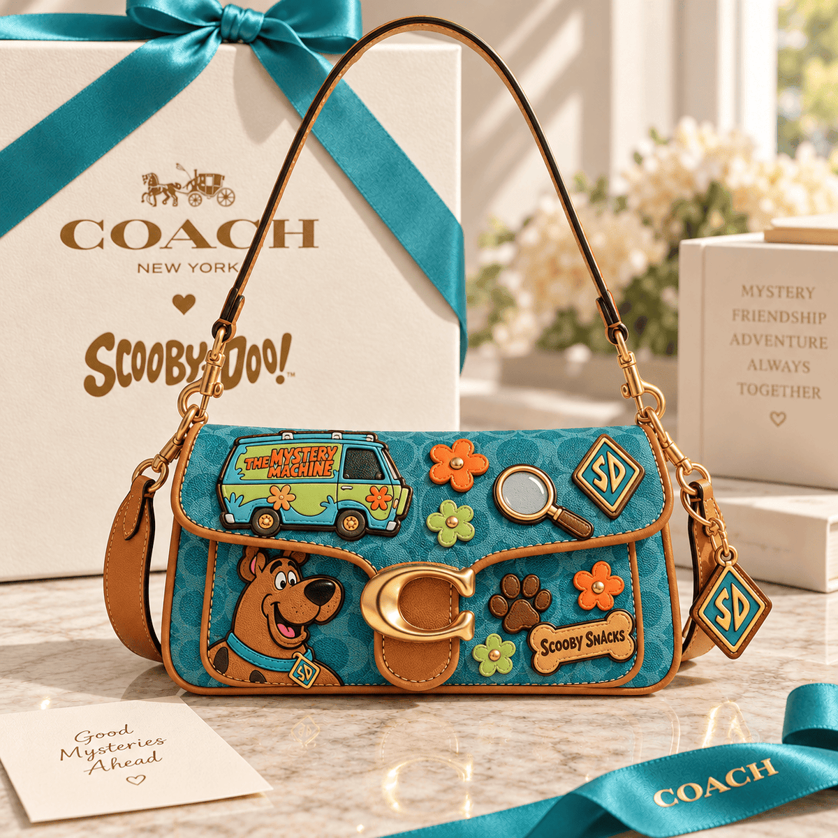Premium SCBD Coach Shoulder Cross With Charm NPL