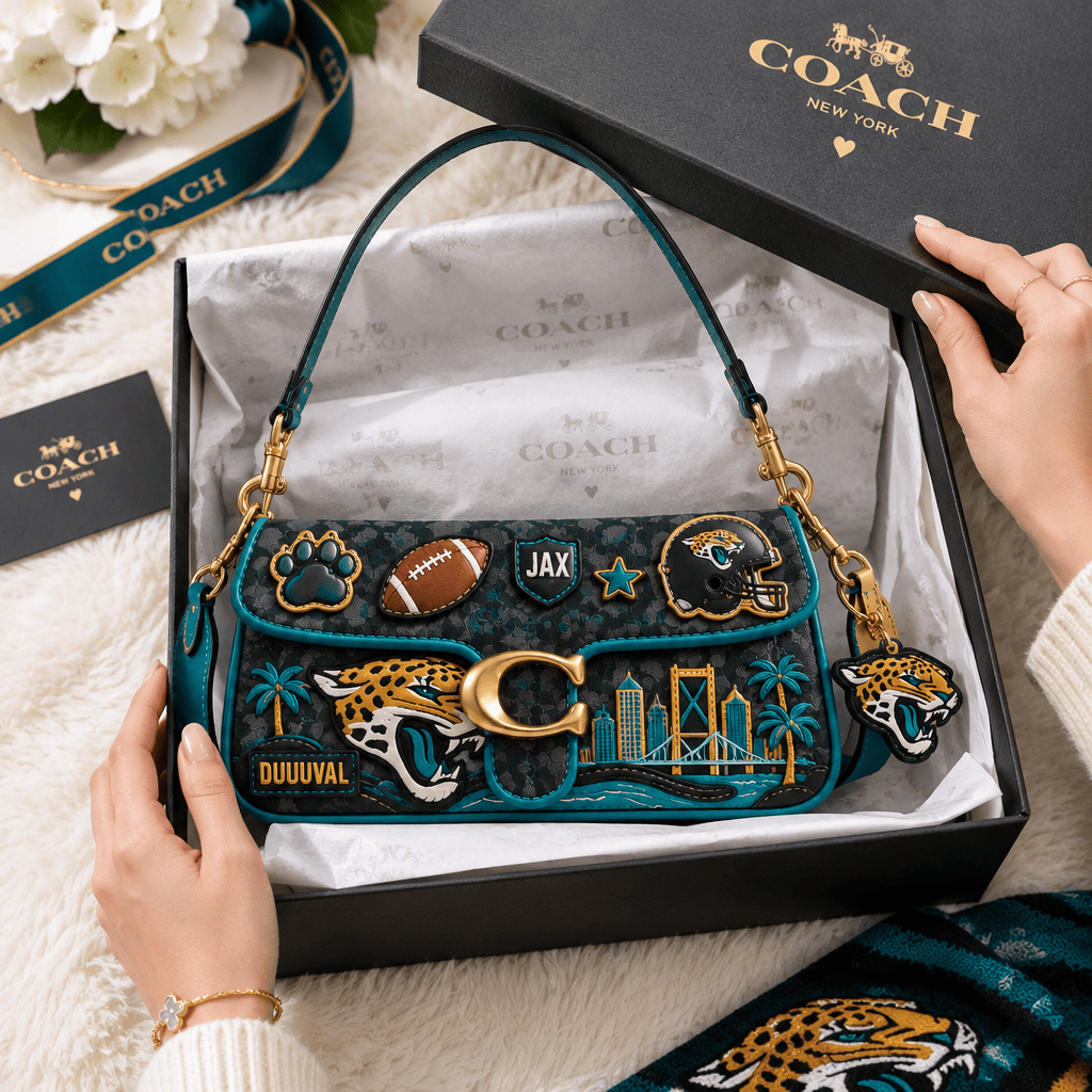 Premium JSVJ Coach Shoulder Cross With Charm LNTH