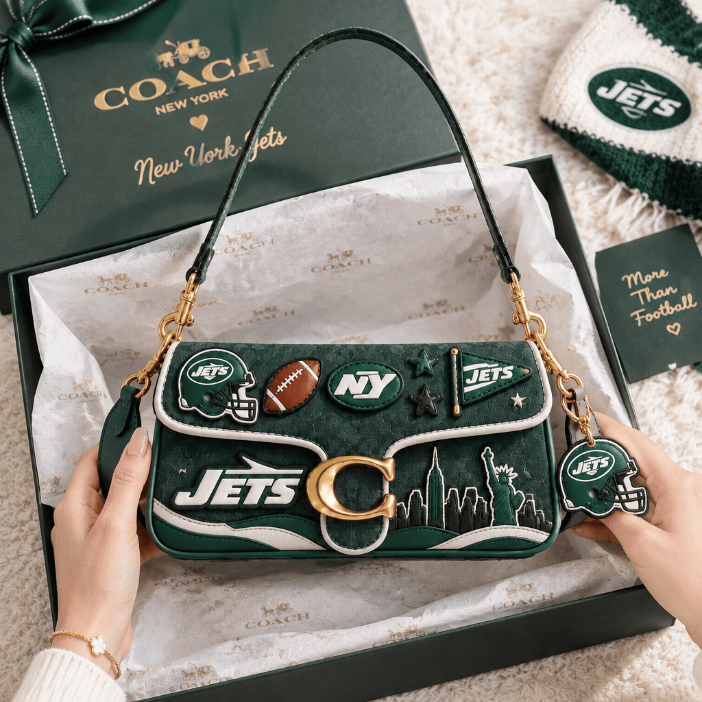 Premium NYJ Coach Shoulder Cross With Charm LNTH