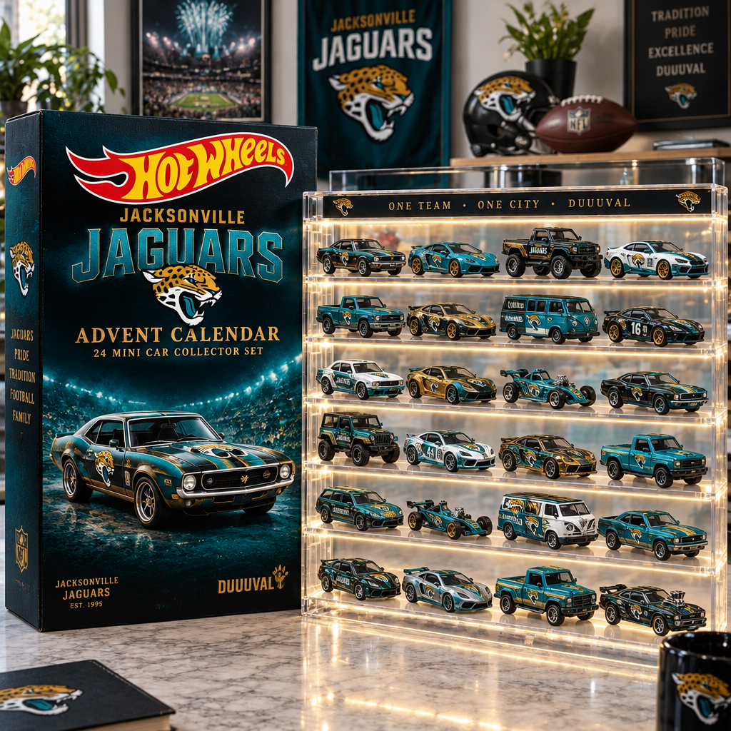 Jacksonville Jaguars Premium Mini Car Advent Calendar