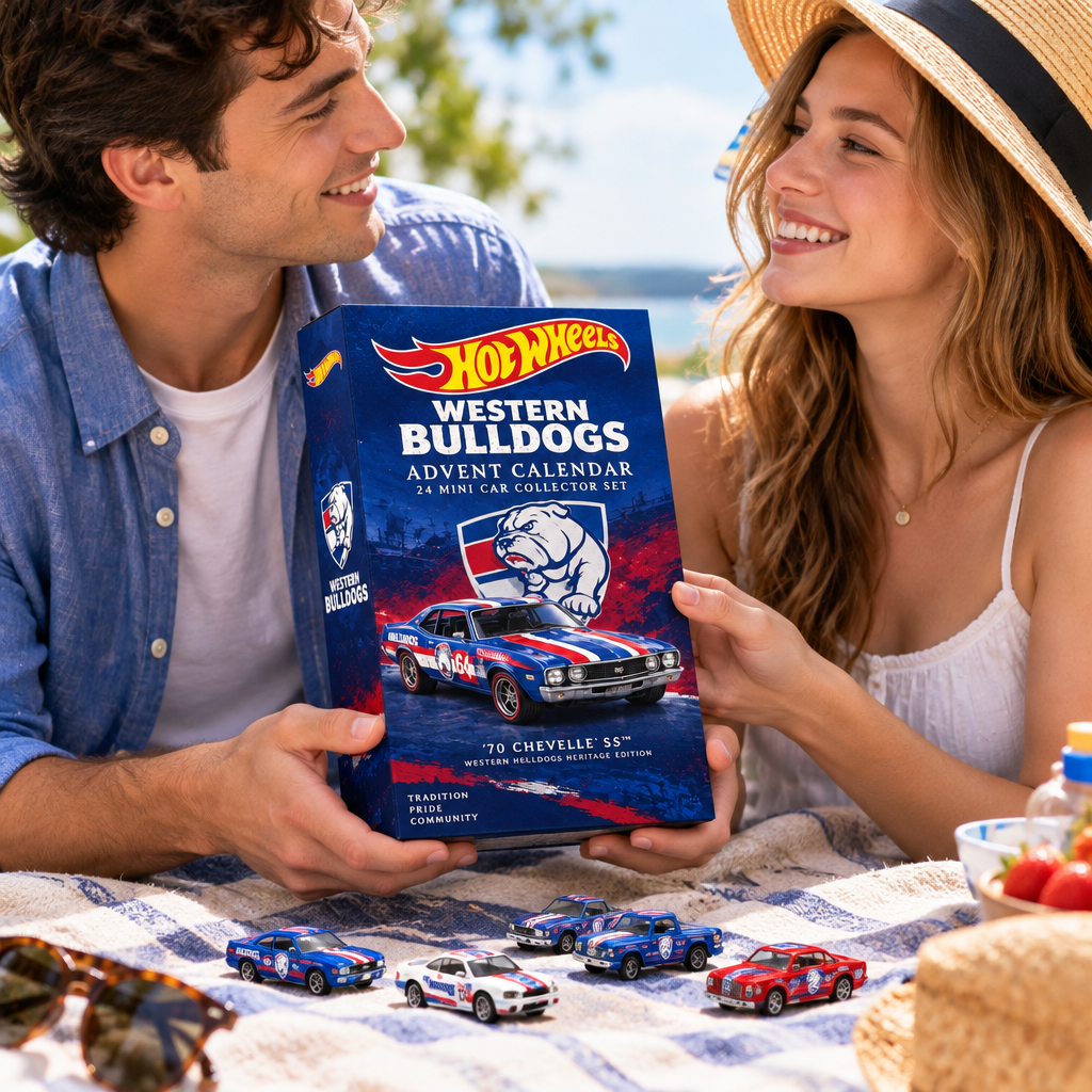 Western Bulldogs Premium Mini Car Advent Calendar